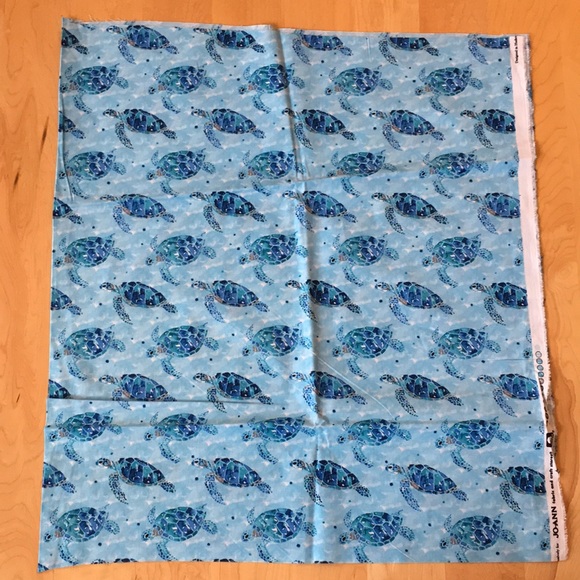 JOANN | Cotton Quilting Fabric With Sea Turtle Print - Picture 2 of 9